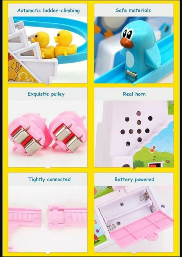 Kids Electric Duck  Stair  Toys Roller