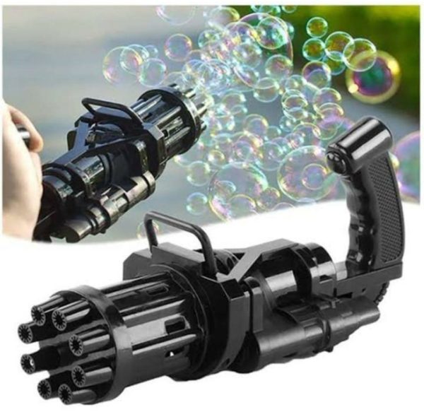 Boys plastic electric drive set bubble gun