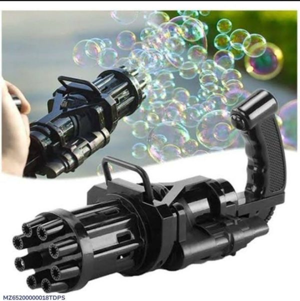 Boys plastic electric drive set bubble gun