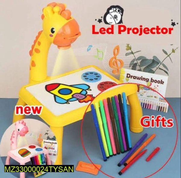 Kids LED Projector art drawing table 1