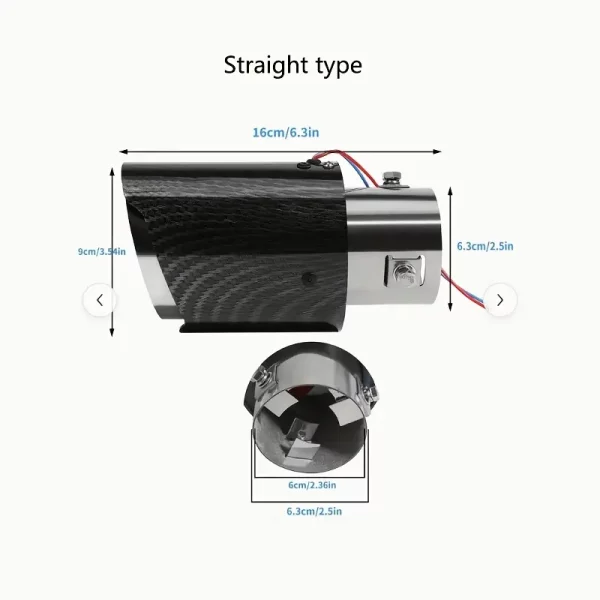 Car LED Luminous Tail Pipe